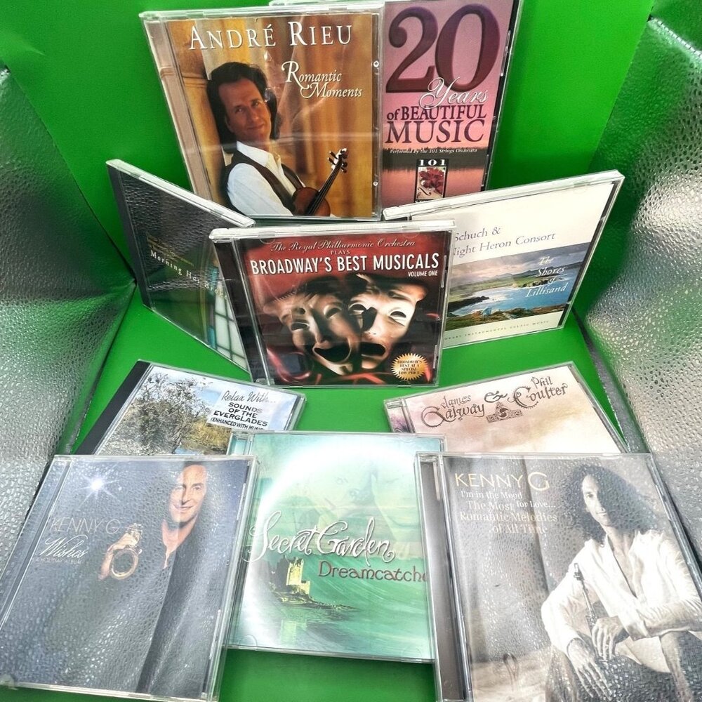10 CD Instrumental Music Lot New Age Easy Listening Nature Sounds Celtic Relaxed